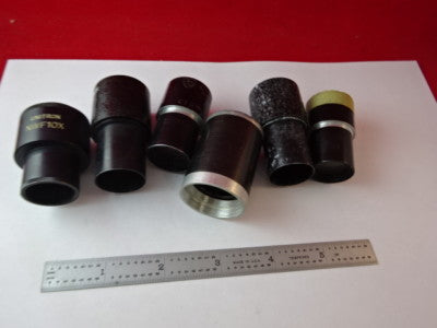 for parts LOT EYEPIECES OPTICAL AO BL MICROSCOPE PART OPTICS AS IS #F3-A-03