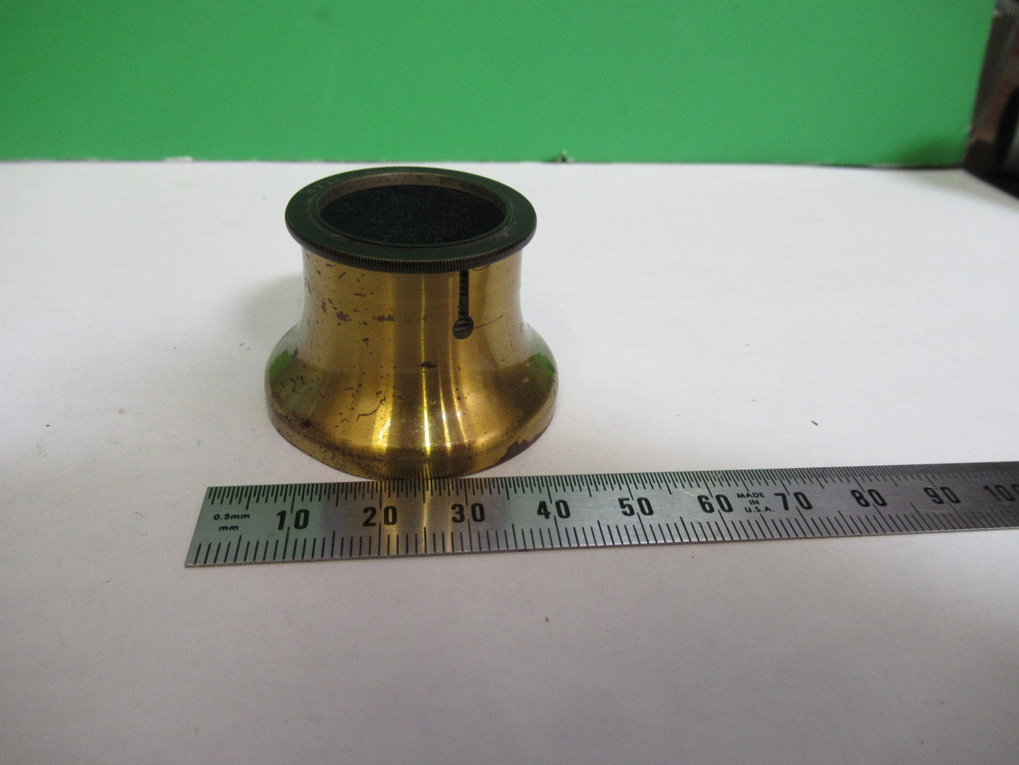 ANTIQUE BRASS UK HENRY CROUCH LONDON MICROSCOPE PART AS PICTURED T6-A-36