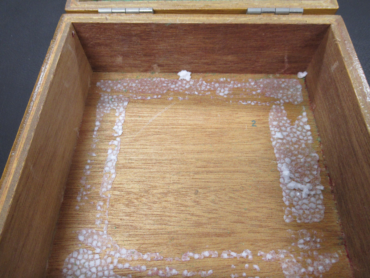 Olympus Japan Antique Empty Wood Box Microscope Part