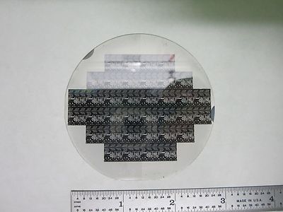 OPTICAL COMPONENTS ON WAFER IN SILICON SUBSTRATE OPTICS AS IS BIN#U8-34