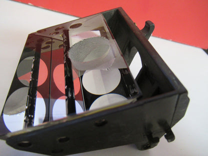 LEICA LEITZ GERMANY DMRB CUSTOM HEAD PRISM MICROSCOPE PART AS PICTURED T8-B-05