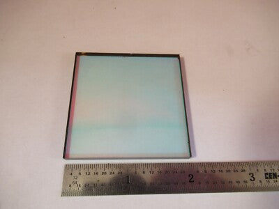 OPTICAL GLASS PLATE FILTER OPTICS AS PICTURED &FT-6-71