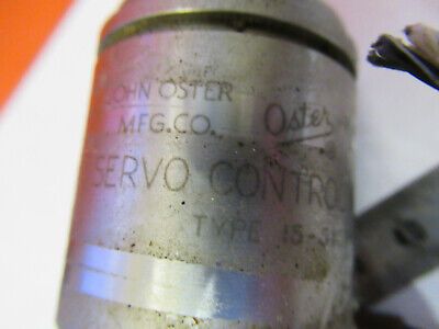 SERVO MOTOR SYNCHRO 115V 400Hz AIRCRAFT PART OSTER 15-5153-10 AS PIC &8z-a-37