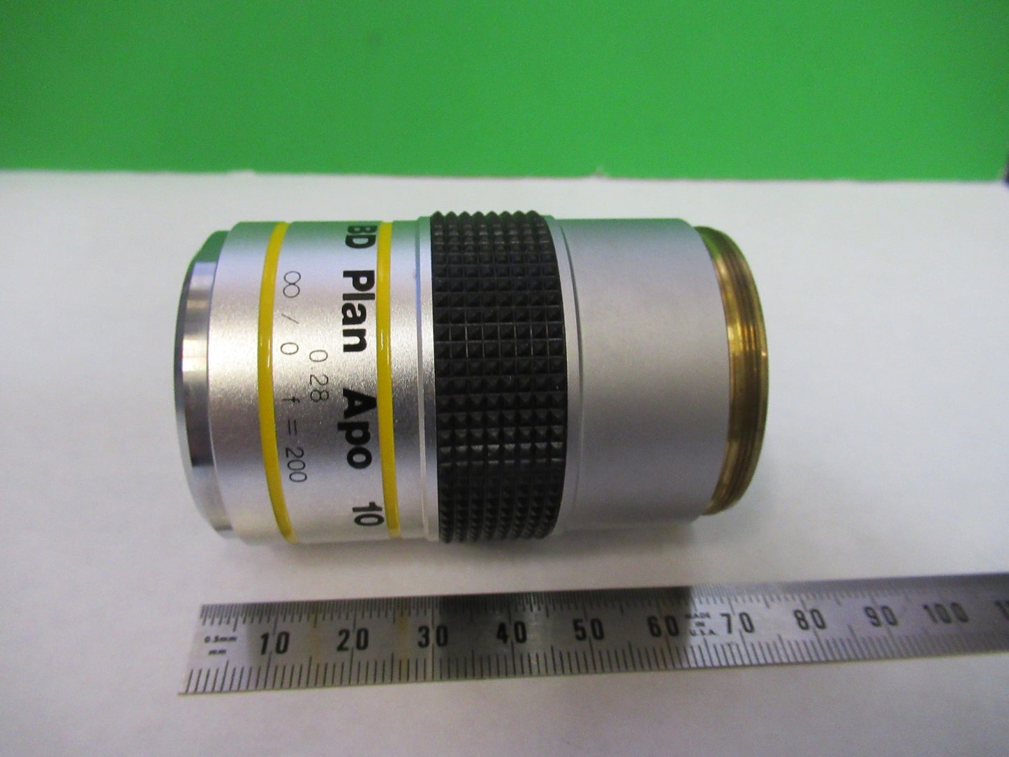 MITUTOYO APO PLAN OPTICS 10X INFINITY OBJECTIVE 378-833 MICROSCOPE PART U8-B-09