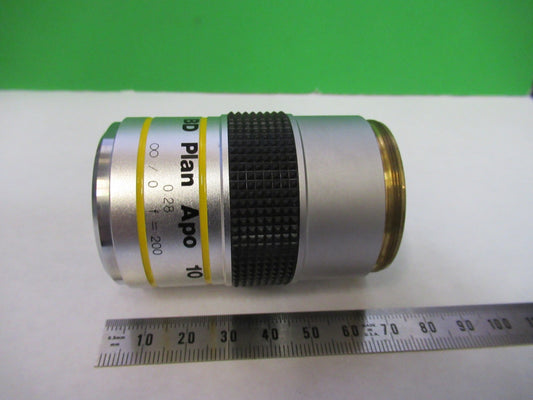 MITUTOYO APO PLAN OPTICS 10X INFINITY OBJECTIVE 378-833 MICROSCOPE PART U8-B-09
