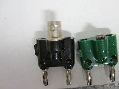 Lot 2 Ea Pomona BANANA to BNC & 10-32 Adapter