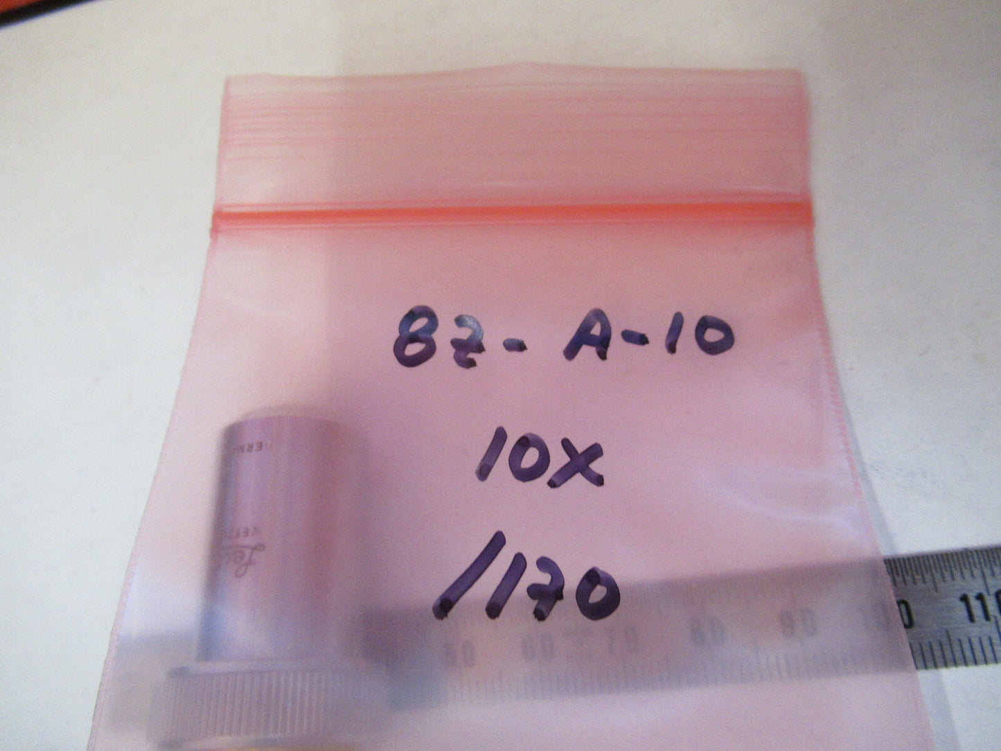 LEITZ WETZLAR OBJECTIVE 10X /170 LENS MICROSCOPE PART AS PICTURED &8Z-A-10