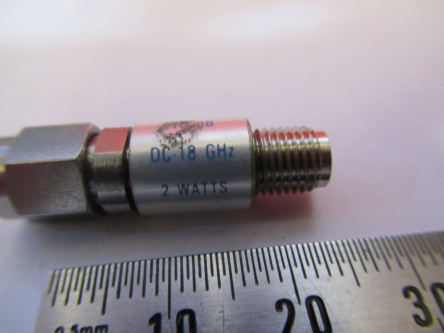 WILTRON ATTENUATOR 10 dB MICROWAVE RF FREQUENCY 18 GHz AS PICTURED T7-A-51