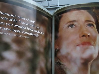 SAVING MR. BANKS DISNEY BROCHURE  LIMITED FOR MOVIE CRITICS NICE PHOTOS BIN#OFF