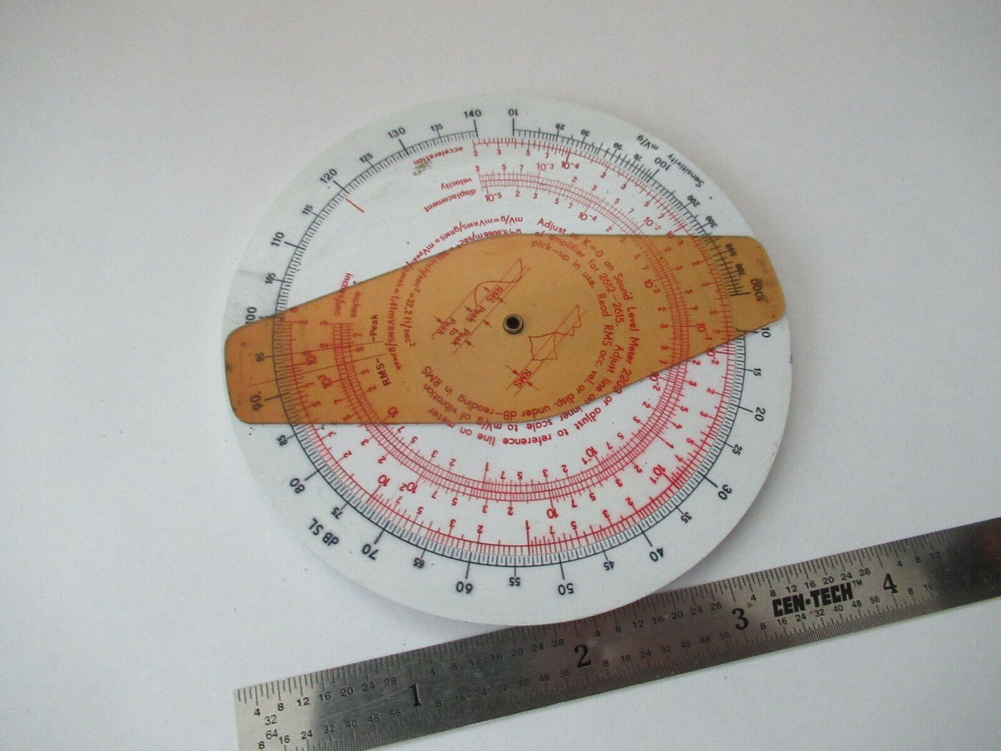 BRUEL KJAER DENMARK QH0001 SOUND RULER CALCULATOR AS PICTURED #F5-A-45