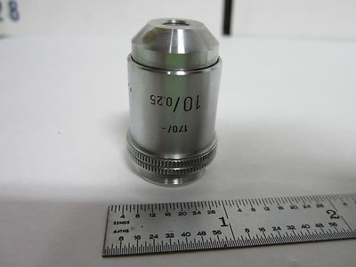 Microscope Part Ernst Leitz Germany 10X Objective Optics