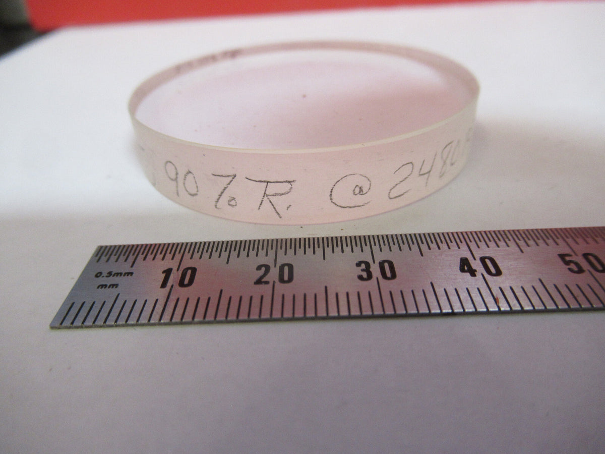 Optical Flat Coated UV Lens 248 nm Ultraviolet Laser Optics