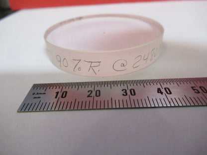 Optical Flat Coated UV Lens 248 nm Ultraviolet Laser Optics