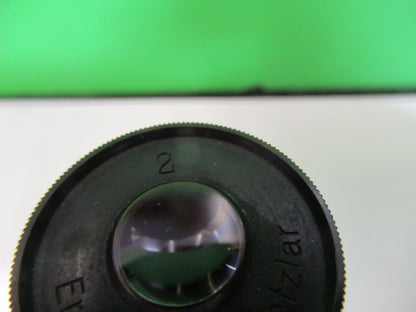 Antique Ernst Leitz "2" Eyepiece Lens Microscope Part
