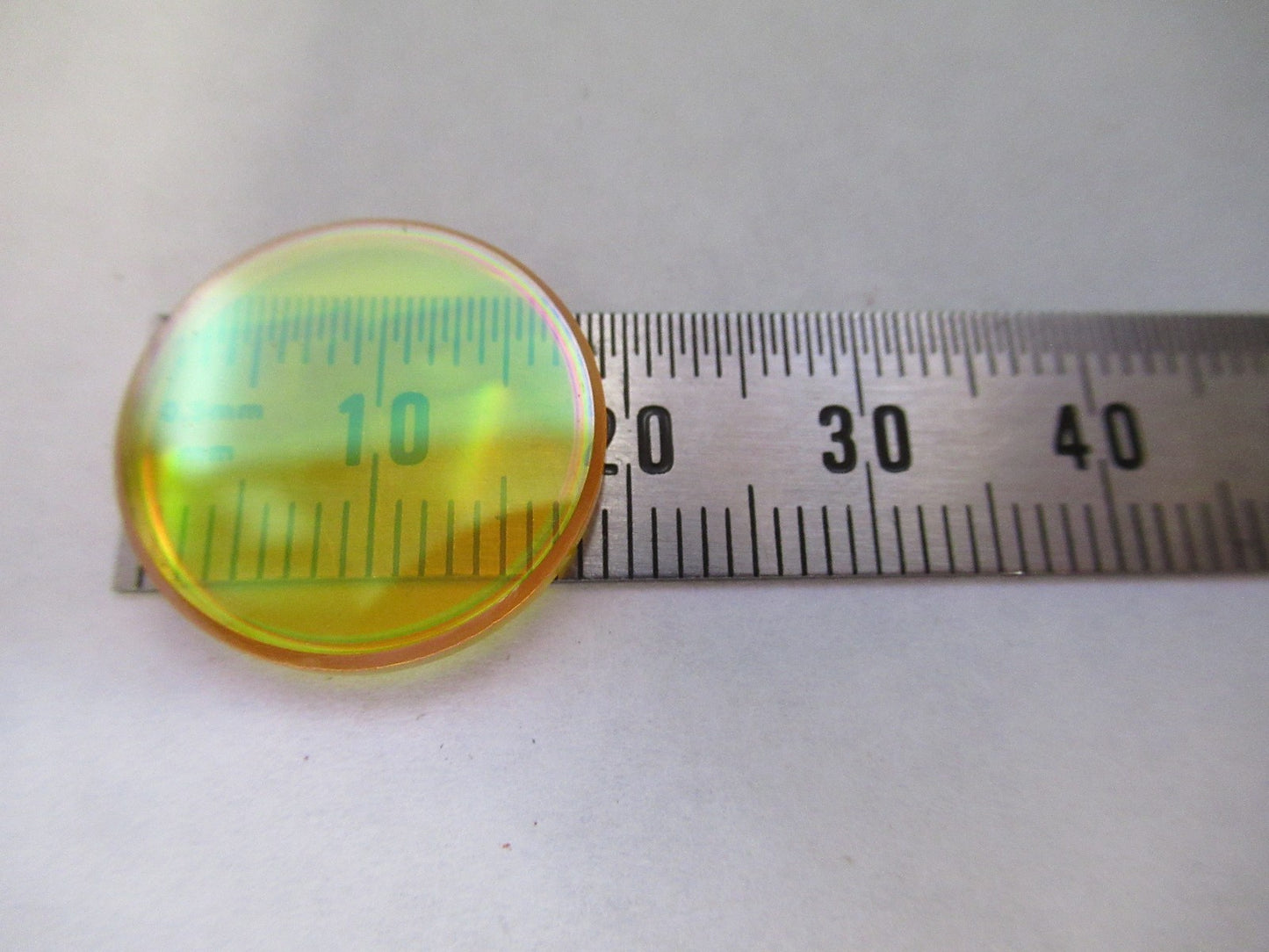 OPTICAL ZnSe ZINC SELENIDE INFRARED LENS PL-CX IR OPTICS AS PICTURED U8-A-76