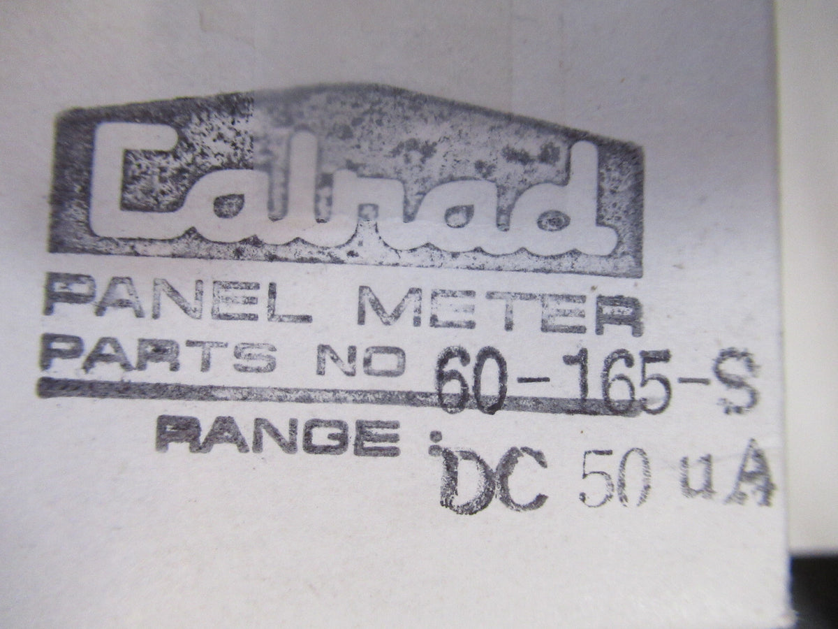 Calrad Panel Meter Display Pn 60-165-S DC 50uA Bias Voltage
