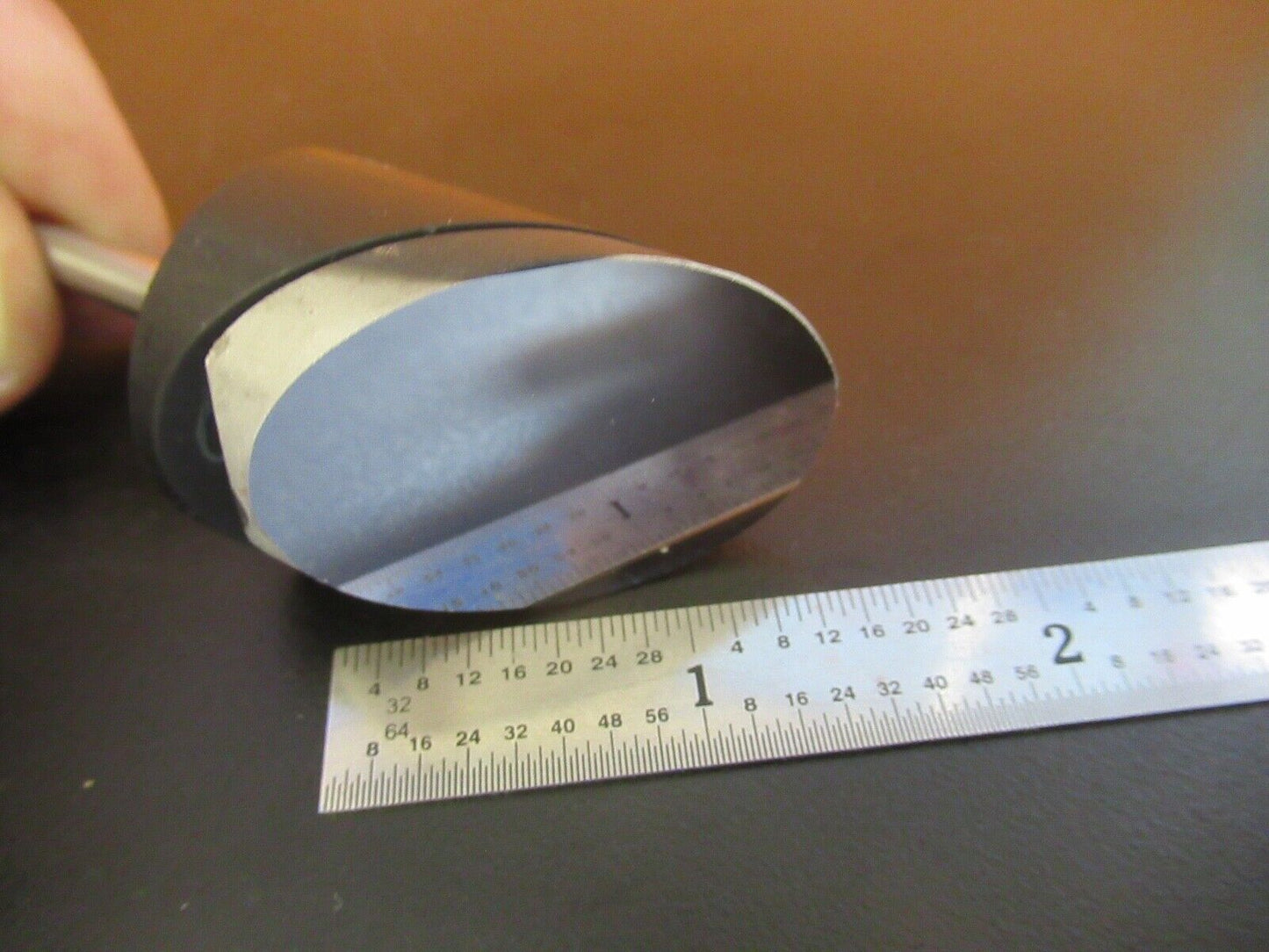 OLYMPUS ELLIPTICAL MOUNTED MIRROR OPTICS MICROSCOPE PART AS PICTURED &5M-A-57