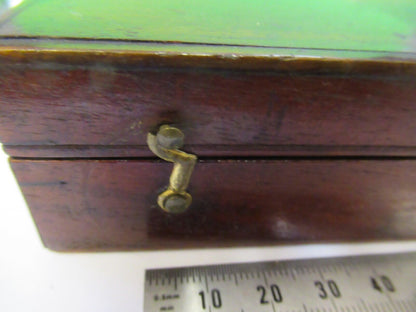 ANTIQUE BRASS RARE CARY GOULD MICROSCOPE with ACCESSORIES AS PICTURED 18-FT-4