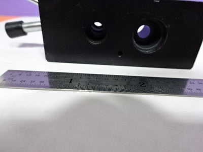 LEITZ GERMANY IRIS DIAPHRAGM SLIDE MICROSCOPE PART OPTICS AS PICTURED &Z6-03