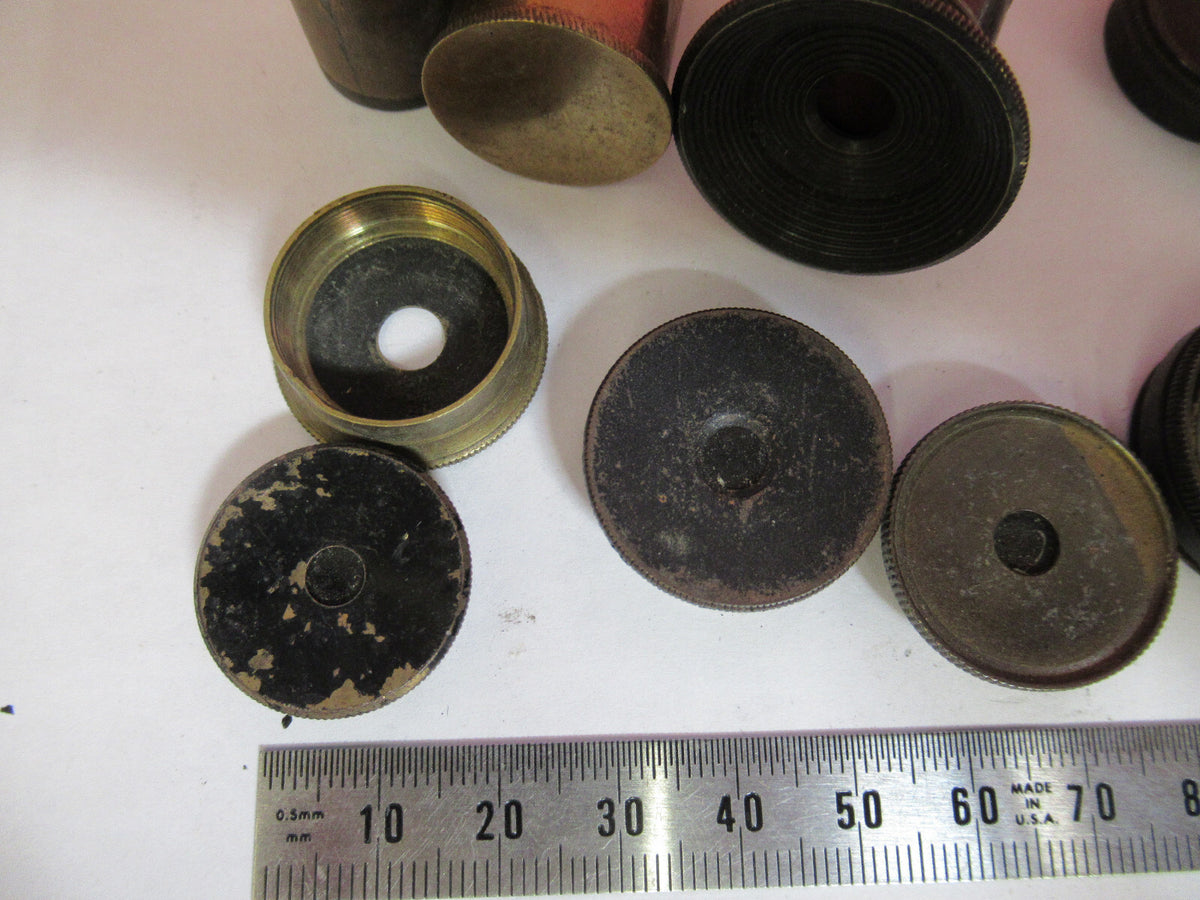 ANTIQUE BRASS LOT VERY OLD SCOPES MICROSCOPE PART AS PICTURED S3-B-02