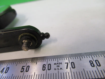 ANTIQUE BAUSCH LOMB MIRROR ASSEMBLY MICROSCOPE PART OPTICS AS PICTURED S1-B-57