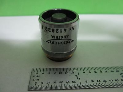 FÜR TEILE MIKROSKOP OBJEKTIVE REICHERT AUSTRIA EPI 6.3X OPTICS AS IS BIN#T3-41