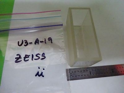 CARL ZEISS GERMANY SPECTRAL QUARTZ CELL SPECTROSCOPIC AS IS BIN#U3-A-19