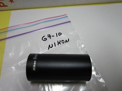 MICROSCOPE PART OPTICAL NIKON LENS DETECT GREEN OPTICS AS IS BIN#G7-10