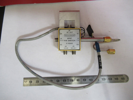 WILTRON D-18360  SP4T PIN SWITCH MICROWAVE RF FREQUENCY GHz AS PICTURED T7-A-44