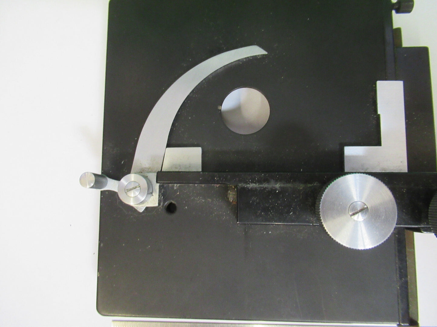 Bausch & Lomb Vintage Stage Table Xy Antique Microscope Part