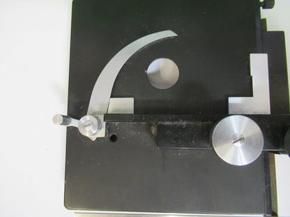 Bausch & Lomb Vintage Stage Table Xy Antique Microscope Part