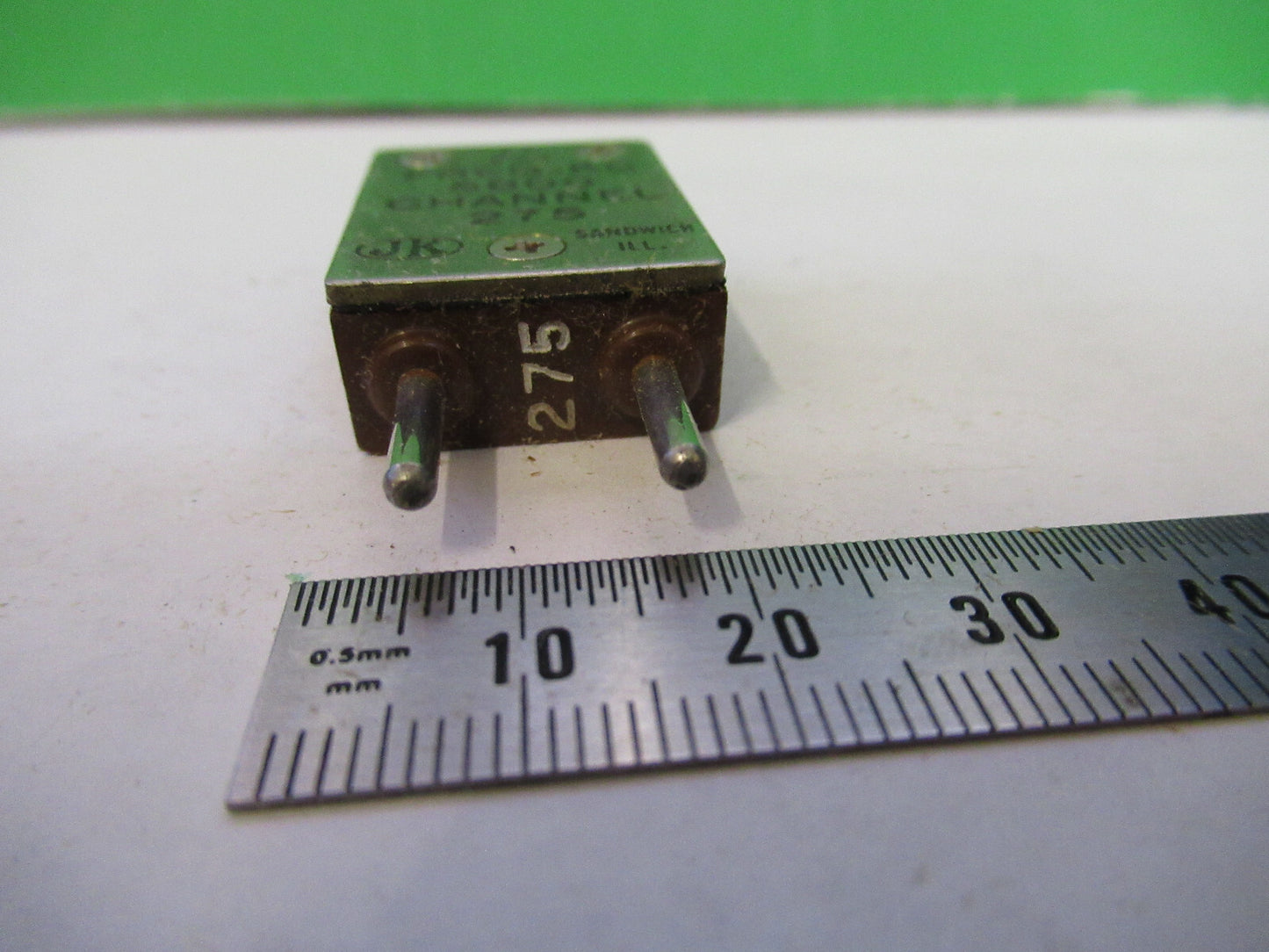 VINTAGE WWII JK CTS QUARTZ CRYSTAL FT-243 5800 KC FREQUENCY RADIO AMATEUR S1-B34