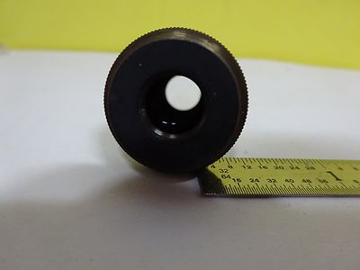 FOR PARTS MICROSCOPE OBJECTIVE OLYMPUS M10 OPTICS AS IS BIN#P7-33