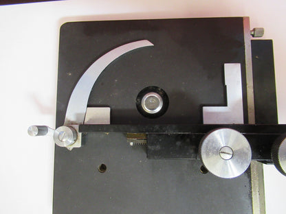 BAUSCH LOMB STAGE XY TABLE WORKS OK  MICROSCOPE PART AS PICTURED  S3-B-88