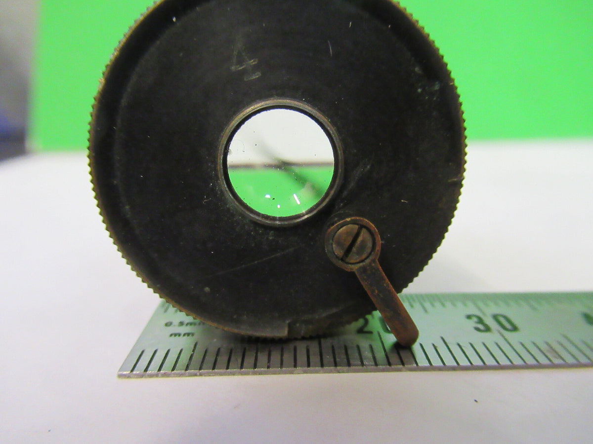 ROSS LONDON  POINTER EYEPIECE LENS  '4'  MICROSCOPE PART AS PICTURED S1-B-72