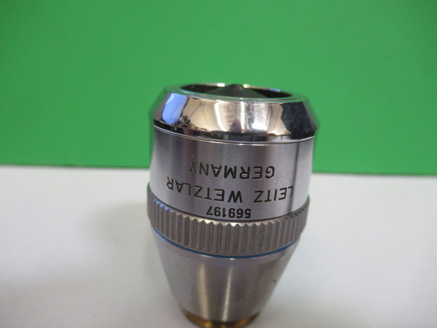 LEITZ WETZLAR GERMANY OBJECTIVE DF ERGOLUX 50X MICROSCOPE AS PICTURED #P4-B-54