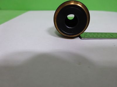 MICROSCOPE PART OBJECTIVE OLYMPUS JAPAN M40 40X OPTICS AS IS BIN#Y3-H-09