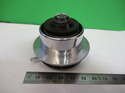 ANTIQUE ERNST LEITZ CONDENSER + IRIS MICROSCOPE PART AS PICTURED X7-A-100
