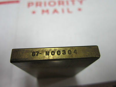 METROLOGY INSPECTION ROCKWELL HARDNESS TEST STANDARD BIN#5-29