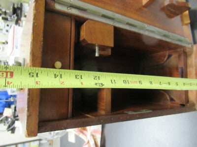 EMPTY SEIBERT GERMANY WOOD CABINET 1800's MICROSCOPE PART AS PICTURED #TB-5