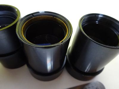 LOT MICROSCOPE EYEPIECES OCULAR OPTICS #X8-44