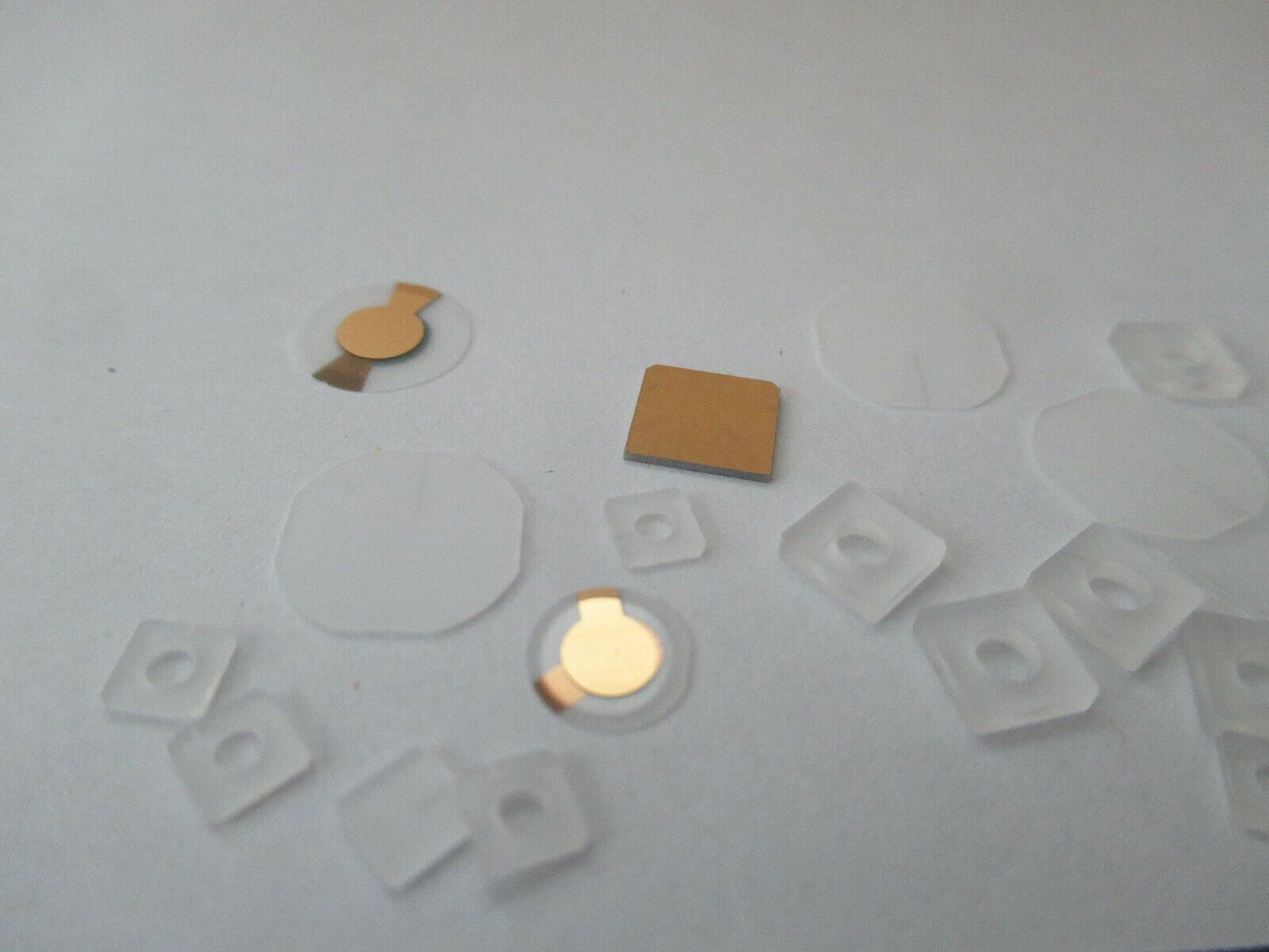 LOT BLANK PIEZOELECTRIC QUARTZ CRYSTAL X- Y- YX-CUT PIEZO SENSOR AS PIC #F5-A-62