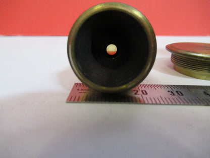 Antique Brass Beck London Objective Lens Microscope Part