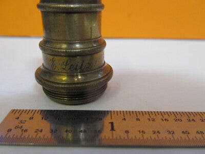 Antique Brass Ernst Leitz 1/12 Objective Microscope Part
