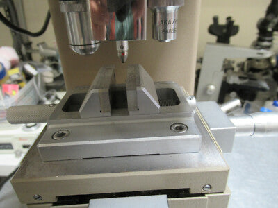 Akashi Mvk-e Hardness Tester Great Microscope Filar Optics Working Fine