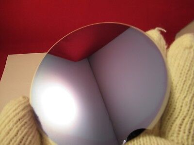 BST COATED + PLATINUM SAPPHIRE SINGLE CRYSTAL WAFER 100mm DIAMETER &AG-A-10