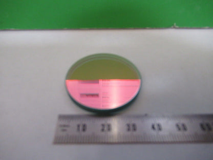 VERY RARE FILTER COATED OPTICAL MIL SPEC LASER OPTICS  AS PICTURED 18-FT-40