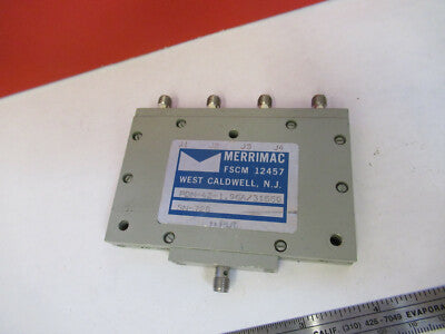 MERRIMAC POWER SPLITTER 1.9 GHz RF MICROWAVE MODULE AS PICTURED &A7-B-06