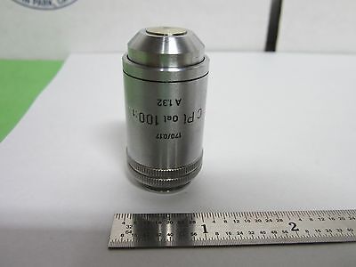 MIKROSKOPTEIL OBJEKTIV LEITZ C PL OEL 100X OPTICS BIN#F2-26