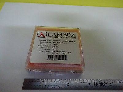 Optical Coated Lens Lambda Research Jds Uniphase Laser Optics